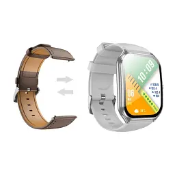 Смарт-годинник Hoco Y28 Amoled Smart Sports Watch (call version) Silver - мініатюра 2