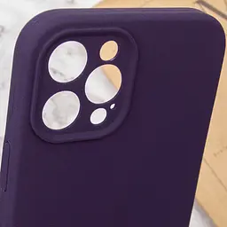 Чохол Silk Full Camera Protective (AA) NO LOGO для Apple iPhone 12 Pro Max (6.7") Фіолетовий / Elderberry - мініатюра 6