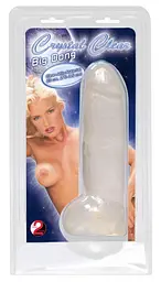 Фалоімітатор Crystal Clear Big Dong 23 см прозорий - мініатюра 2