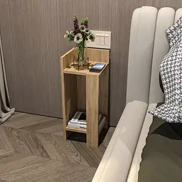 Тумба приліжкова FH-Osby відкритого типу 250х600х266 мм Дуб Крафт Золотий