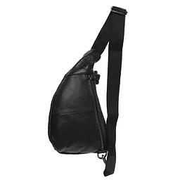Чоловічий шкіряний рюкзак через плече Keizer K18807-black - мініатюра 3