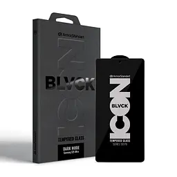 Захисне скло антишпигун для Samsung Galaxy S25 Ultra 5G, Dark Mode BI, приватне затемнене скло, 2.5D, з фільтром конфіденційності, протиударне 9H, з рамкою, з олеофобним і жировідштовхуючим покриттям, ArmorStandart (ARM85824)
