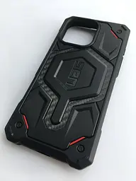 Оригінальний протиударний чохол UAG Monarch для iPhone 16 Pro Max (6.9") Carbon Fiber Red 1144911F4242 - мініатюра 5