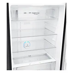 Холодильник із верхньою морозильною камерою LG GC-H502HBHZ чорний (GC-H502HBHZ) - мініатюра 9