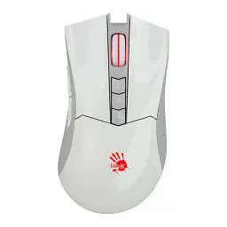 Миша Bloody R90 Plus Greyish Білий