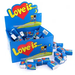 Жуйки Love is Полуниця-Банан 100 шт