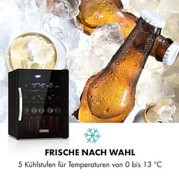 Холодильник для напоїв Klarstein Beersafe XL Onyx 60л (10032871) - мініатюра 4
