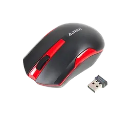 Миша бездротова A4Tech G3-200N Black/Red - мініатюра 1