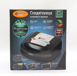Багатофункціональна вафельниця Bitek VT-2689 4в1 2400 Вт - мініатюра 10