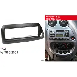 Перехідна рамка Ford Ka ACV 281114-02 - мініатюра 6