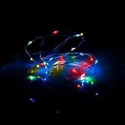 Електрогірлянда Yes! Fun Нитка на мідному дроті 20 LED різнокольорова 2 м статична (975022) - мініатюра 4