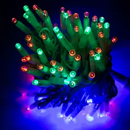 Світлодіодна новорічна гірлянда Line M-1, 11 м, 90 LED, різнокольорове світіння, 220V, для ялинки та вікна - мініатюра 5