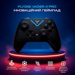 Геймпад Flydigi Vader 4 Pro Gaming Controller Black - мініатюра 2