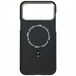 Чохол PC Pitaka with MagSafe для Apple iPhone 17 Pro Max (6.9) Black / Grey - мініатюра 3