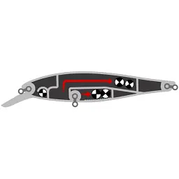 Воблер Deps Balisong Minnow 100SP 100mm 17.7g 34 - миниатюра 3