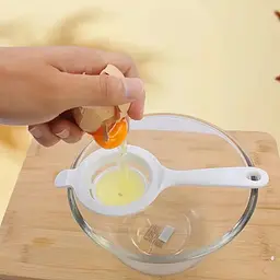 Ложка роздільник для відділення білка яйця, Kitchen Master Білий 87837