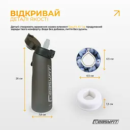 Спортивна пляшка для води зі смаками EasyFit Air Up (7 ароматизованих капсул у комплекті), 650 мл - мініатюра 5