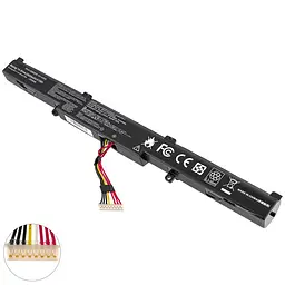 Батарея для ноутбука Asus A41-X550E (X450JF X550DP X751MD X751MA X750JA X751LA) 14.8V 2800mAh Чорний (LG/ Samsung/ Sanyo)