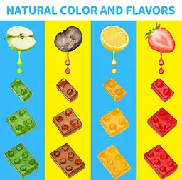 Желейні цукерки Amos 4D Gummy Blocks 198г - мініатюра 6