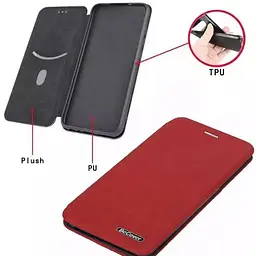 Чохол-книжка BeCover Exclusive для Samsung Galaxy M13 4G SM-M135 Burgundy Red (709037) - мініатюра 4