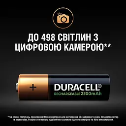 Акумулятори Duracell Rechargeable AA 2500 mAh HR6/DC1500, 4 шт. (5005001) - мініатюра 10