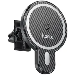 Автотримач із БЗУ CA85 магнітний Black Hoco teh0029267 - мініатюра 2