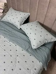 Постільна білизна євро з літньою ковдрою муслін Koloco Print 10 20885 200х230 см - мініатюра 2