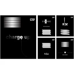 Зошит шкільний Yes Energy level А5 24 аркушів клітинка 20 шт. (768902)