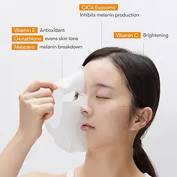 Освітлюючі маски зі спікулами та вітаміном С VT Cosmetics Reedle Shot Vita-Light Brightening Mask 30 шт. (VTC107) - мініатюра 3