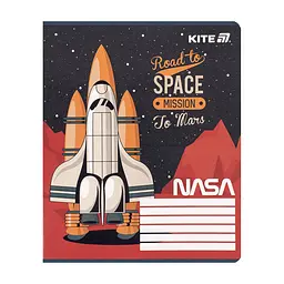 Зошит Kite NASA, 12 аркушів, клітинка (NS25-232), в асортименті - мініатюра 5