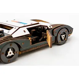Дерев’яний 3D конструктор Fast car Gt Puz-26916, 164 деталі - мініатюра 4