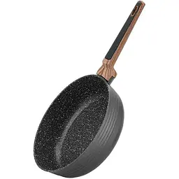 Сковорода глибока Diamond Grey з 5-шаровим антипригарним покриттям Fissman Ø24х7 см kuh0007239