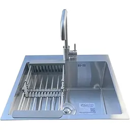Комплект мийка + змішувач Romzha Arta U-490 (B) - мініатюра 2