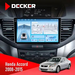 Штатная магнитола Honda Accord 8 2008-2015 Amp Decker D9-010 6x128, DSP, 4G, 2K Decker (НФ-00009287)