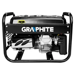 Генератор Graphite 230V (1 фаза), 2/2.2kW, ручний старт, AVR, 40кг (58G904) - мініатюра 4