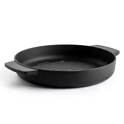 Сковорода-гриль чавунна KitchenAid Matte Oven-to-table, 26 см (CC004600-001) - мініатюра 1