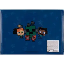Папка-конверт Yes Minecraft Creeper B5 на кнопці (492225) - мініатюра 4