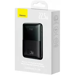 Зовнішній акумулятор Baseus Bipow Pro Digital Display Fast Charge 20000mAh 22.5W (PPBD030002) білий - мініатюра 3