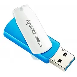 Флеш-накопичувач USB 64Gb AH357, Blue/White, USB 3.2 Gen 1 (AP64GAH357U-1) Apacer teh0029160