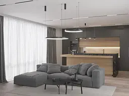 Підвісний світильник MJ-Light RING 78 60W 4000K SBK 11005 - мініатюра 3