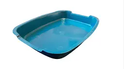 Туалет для котів синій 37x27x6 см 6213