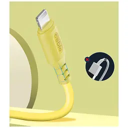 Дата кабель USB 2.0 AM to USB-C 1.0m soft silicone yellow ColorWay (CW-CBUC043-Y) - мініатюра 3