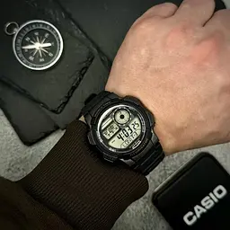 Чоловічий годинник Casio AE-1000W-1A Чорний ( AT1141-0183 ) - мініатюра 2