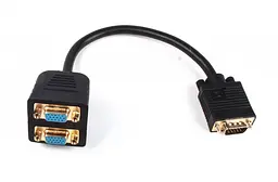 Пассивный разветвитель VGA 1x2 сигнала Cablexpert CC-VGAX2-20CM