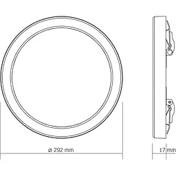 Світильник LED Videx круглий DL6R 24W 3000K-4000K-6500K White (VL-DL6R-24CW) - мініатюра 5
