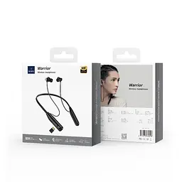 Бездротові спортивні навушники WIWU GB06 Warrior Wireless headphones Black - мініатюра 2