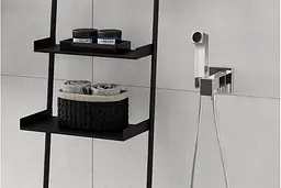 Набір гігієнічного душу (запірний вентиль) Hansgrohe E EcoSmart+ на змішану воду Brushed Bronze 29233140, Бронза - мініатюра 2