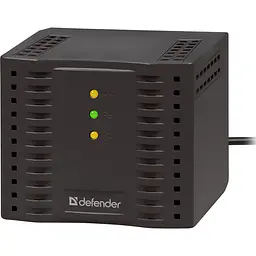 Стабілізатор напруги Defender AVR Premium 1500 600 Вт, 4 розетки, чорний - мініатюра 2