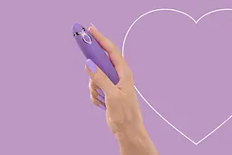 Вібратор FairyGasm PleasureArrow 11.5 см фіолетовий - мініатюра 5