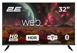 Телевізор 32" LED HD 60Hz Smart WebOS Black 2E teh0018401 - мініатюра 2